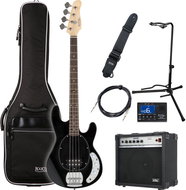 Rocktile MB - 4 BK E-bass Set Black - Bass Guitar