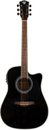 ROCKDALE Maverick D6 C BK E Gloss - Acoustic-Electric Guitar