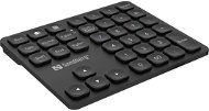 Sandberg Bezdrôtová numerická klávesnica Pro, čierna - Numerická klávesnica