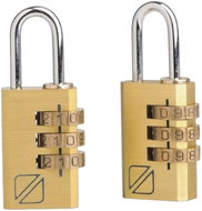 TravelBlue TB032 2 ks, zlatý - Padlock