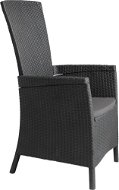 Allibert Positioning chair VERMONT graphite - Garden Chair