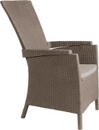 Allibert VERMONT cappuccino positioning armchair - Garden Chair