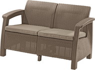 Allibert Bench CORFU LOVE SEAT cappucino - Garden Bench