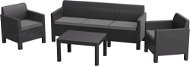 Allibert Bench ORLANDO 3 SEAT SOFA graphite - Garden Furniture
