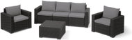 Allibert Set CALIFORNIA 3 SEATERS anthracite - Garden Furniture