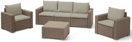 Allibert Set CALIFORNIA 3 SEATERS cappuccino - Garden Furniture