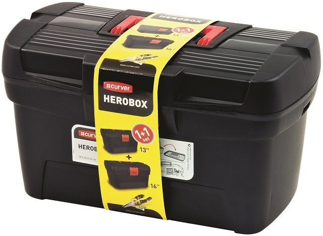 CURVER HEROBOX 16"+ 13" szerszámosláda készlet
