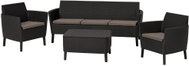 KETER Garden furniture set SALEMO 3 SEATER brown - Garden Furniture