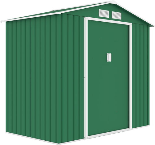 ROJAPLAST Garden house ARCHER A, green 213 x 127 x 195 cm - Garden Shed - Main image