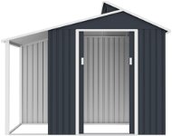 ROJAPLAST Domek zahradní OSCAR E-A, šedý 229 × 292 × 129 cm - Zahradní domek