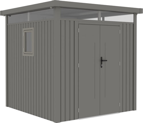 ROJAPLAST Garden house ANNA B, grey 222 × 230 × 230 cm - Garden Shed - Main image