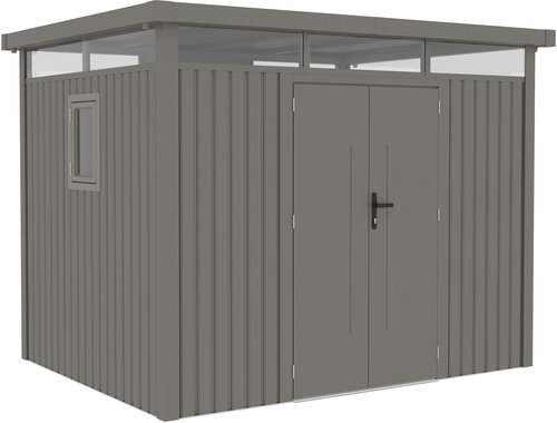 ROJAPLAST Garden house ANNA C, grey 222 × 294 × 230 cm - Garden Shed - Main image