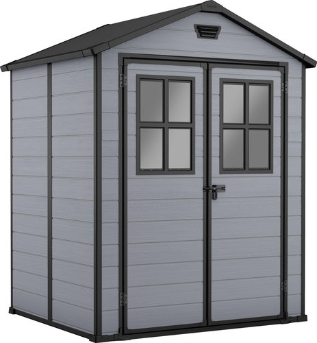 KETER Garden house LINEUS 6x5, grey 226 × 185 × 152 cm - Garden Shed - Main image