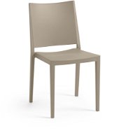 ROJAPLAST Židle zahradní MOSK, taupe - Zahradní židle
