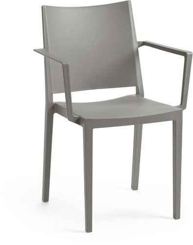 ROJAPLAST Garden chair MOSK ARMCHAIR, grey - Garden Chair - Main image