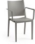 ROJAPLAST Židle zahradní MOSK ARMCHAIR, šedá - Zahradní židle