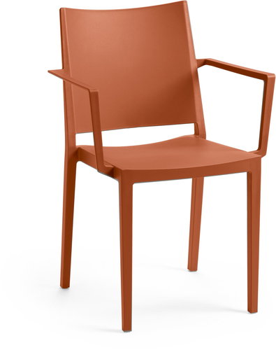 ROJAPLAST Garden chair MOSK ARMCHAIR, brick - Garden Chair - Main image