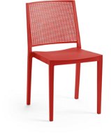 ROJAPLAST Stolička záhradná GRID, červená - Záhradná stolička
