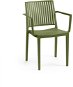 ROJAPLAST Židle zahradní BARS ARMCHAIR, olivová - Zahradní židle