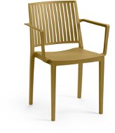 Zahradní židle ROJAPLAST Židle zahradní BARS ARMCHAIR, velbloudí hnědá - Zahradní židle