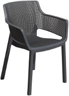 KETER Židle zahradní ELISA, grafit - Zahradní židle