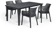 KETER Kerti bútor szett FUTURA/ELISA 1 asztal + 4 szék - Kerti bútor
