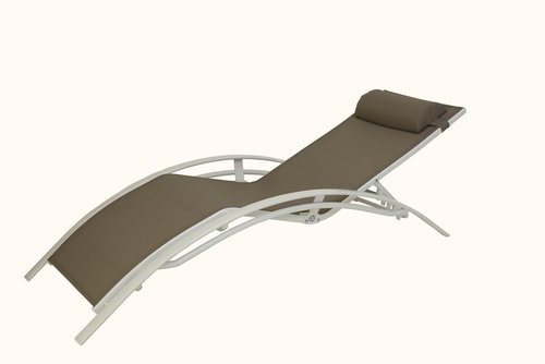 ROJAPLAST ZWC-20 ALICE cappucino - Garden Lounger - Main image
