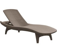 KETER PACIFIC Garden Lounger, Cappuccino - Garden Lounger