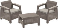 ALLIBERT CORFU WEEKEND Cappucino - Garden Furniture