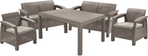 ALLIBERT CORFU FIESTA Cappucino Main image ALLIBERT CORFU FIESTA Cappucino - Garden Furniture - Main image