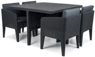 ALLIBERT COLUMBIA 5 Graphite - Garden Furniture