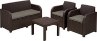 ALLIBERT GEORGIA Set Brown - Garden Furniture
