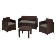 ALLIBERT ALABAMA Set Brown - Garden Furniture