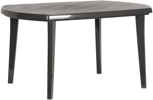 ALLIBERT ELISE Table Graphite - Garden Table - Main image