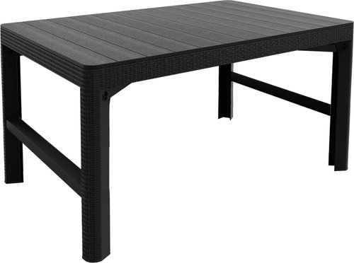 KETER Garden table LYON RATTAN, graphite - two table heights - Garden Table - Main image
