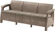 CORFU LOVE SEAT MAX Cappuccino - Garden Bench