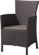 ALLIBERT IOWA Brown Chair - Garden Chair