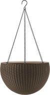 Flower Pot KETER HANGING SPHERE Brown - Květináč