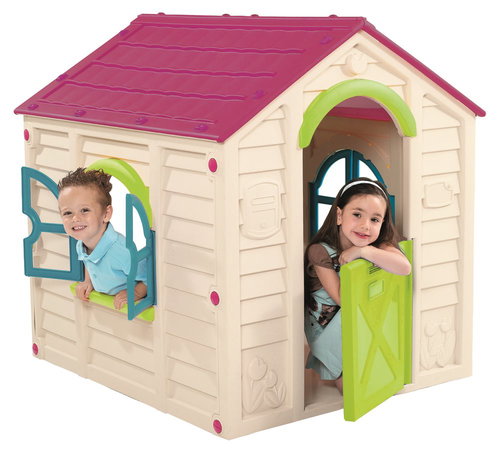 KETER RANCHO PLAYHOUSE violet/beige - Children's Furniture - Main image