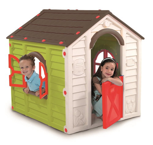 KETER RANCHO PLAYHOUSE brown/green - Children's Furniture - Main image