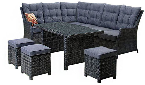 ROJAPLAST Garden furniture set HOUSTON - Garden Furniture - Main image