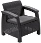 ALLIBERT Chair CORFU graphite - Garden Chair
