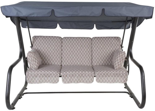 ROJAPLAST Garden swing for 4 persons RIMINI - Garden Swing - Main image