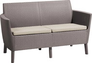 KETER bench SALEMO 2 SEATERS SOFA cappuchino - Garden Bench