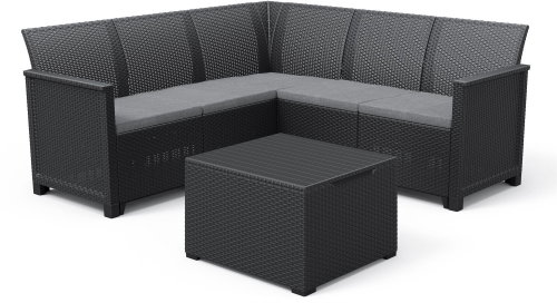 KETER EMMA 5 SEATERS CORNER - Garden Furniture - Main image