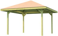 Weka Wooden garden gazebo 651 (380 × 380 × 299 cm) - Garden Gazebo
