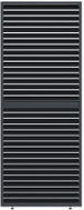 Rojaplast Shading panel anthracite - folding slats, horizontal 1 m for bioclimatic pergola - Screen