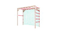 Weka Tabaluga 816 wooden children's climbing frame (210 × 103 × 217 cm) - Children's Climbing Frame