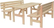 ROJAPLAST Set záhradného nábytku VIKING 1 stôl + 2 lavice 150 cm - Záhradný nábytok