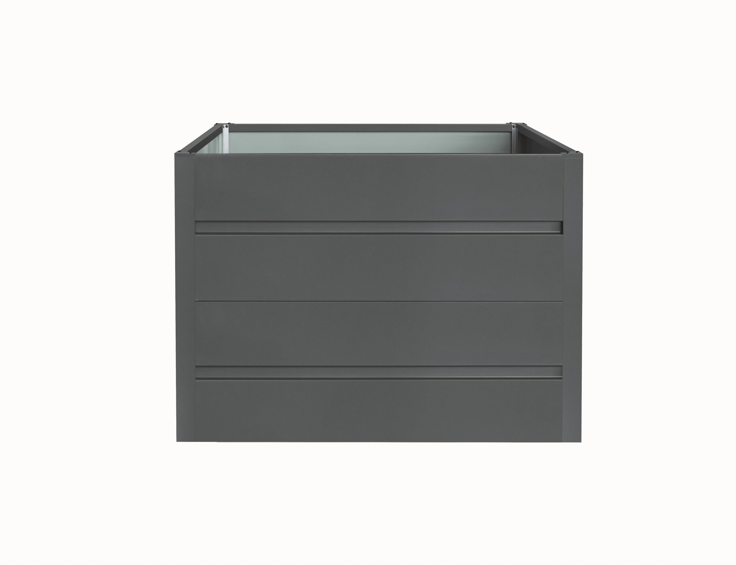 ROJAPLAST Premium - fém, antracit, 90×90×76 cm